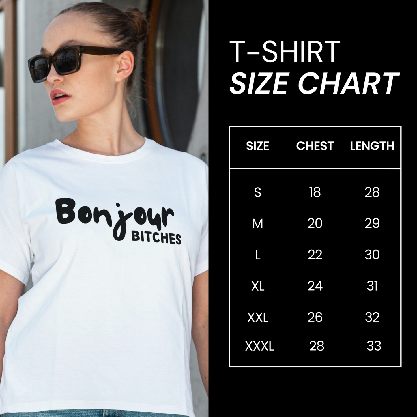 Bonjour Bitches T-shirt