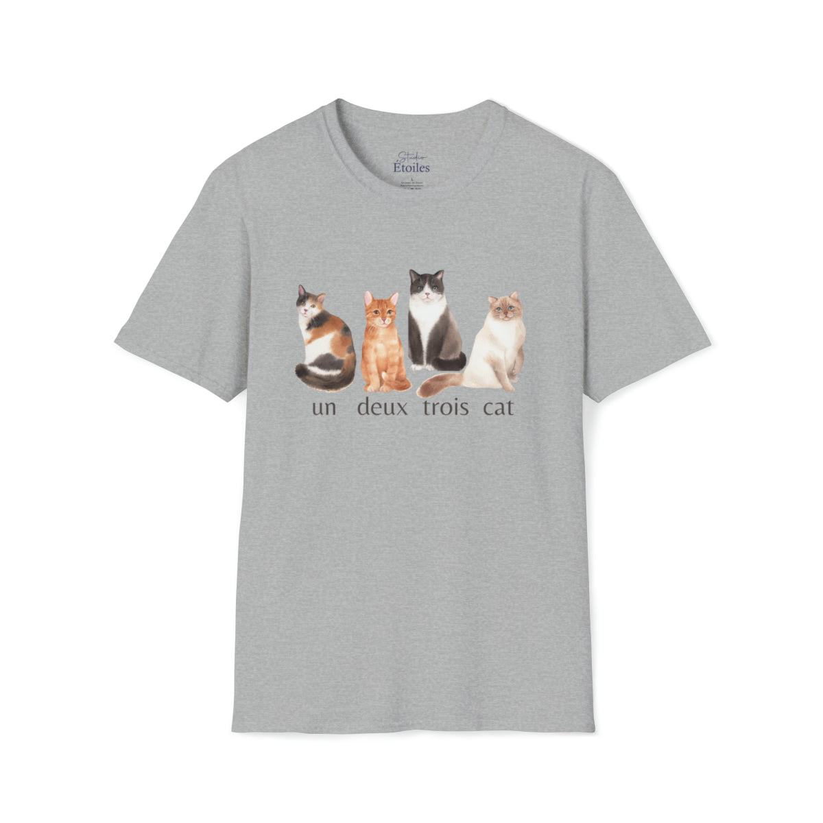 Un Deux Trois Cat T-Shirt