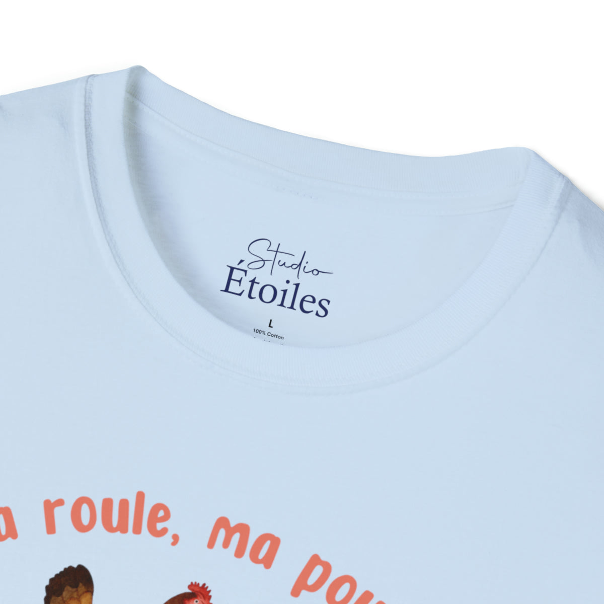 Chicken on Bike Ça Roule, Ma Poule T-Shirt