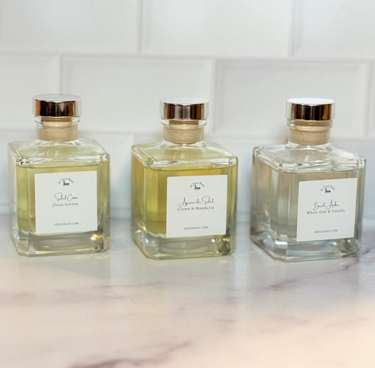 White Oak and Vanilla Reed Diffuser Set // Bois d’Ambre Diffuseur de Parfum