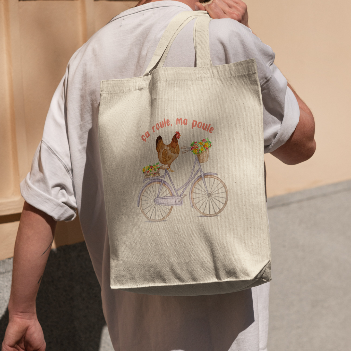 Chicken on Bike - Ça Roule, Ma Poule Tote Bag