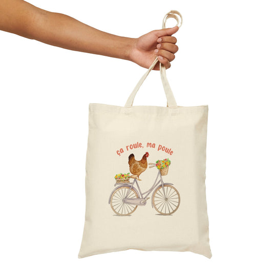 Chicken on Bike - Ça Roule, Ma Poule Tote Bag