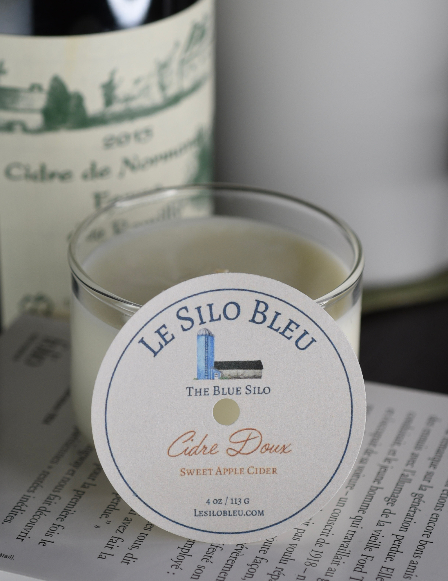 Cidre Doux - Sweet Apple Cider Scented Soy Wax Candle