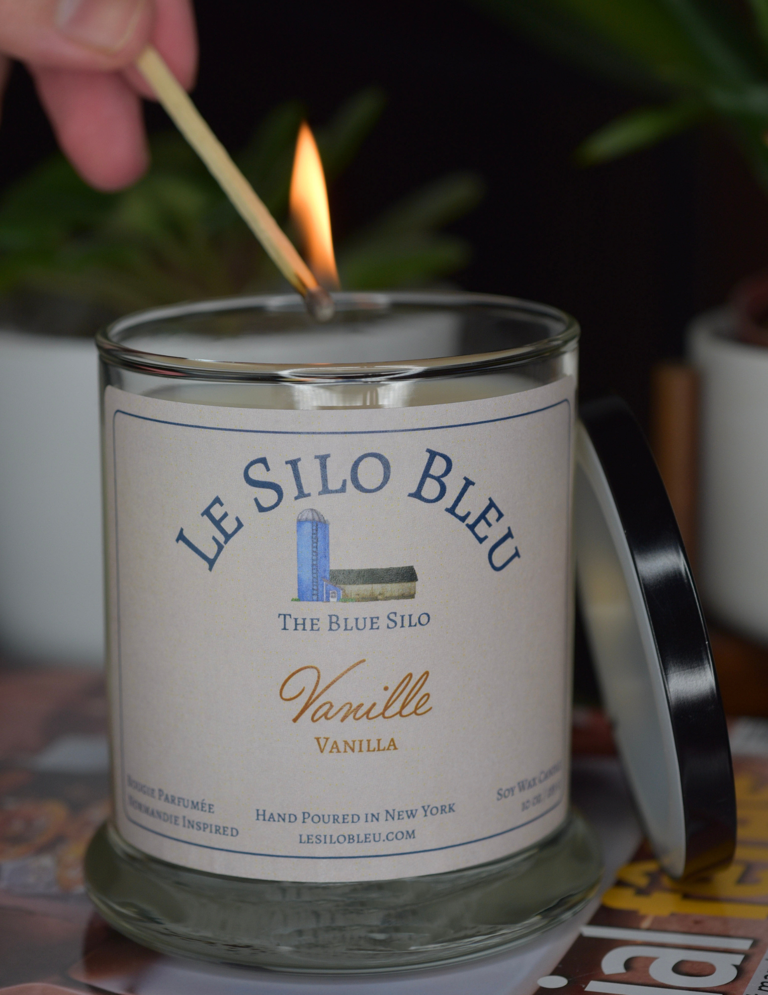 Simply Vanilla  Non-Toxic Soy Candle - Wax On Fire