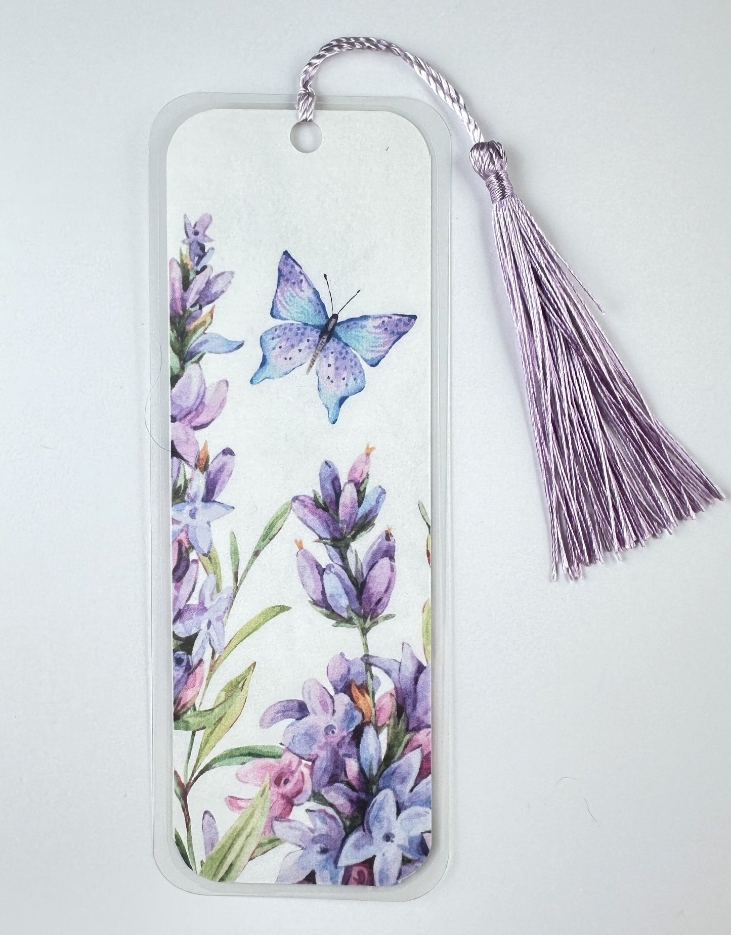 Lavender Butterfly Bookmark