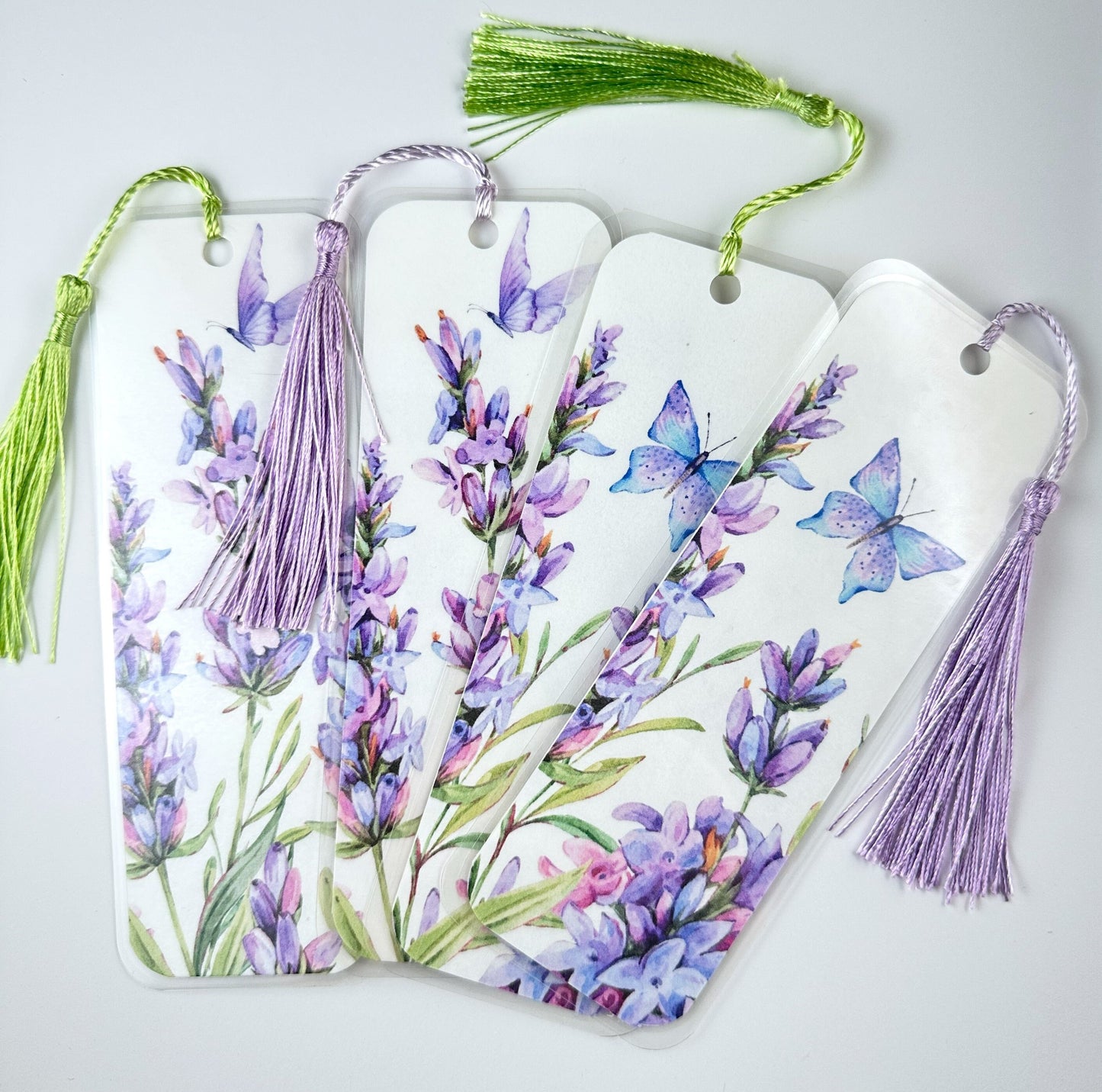 Lavender Butterfly Bookmark