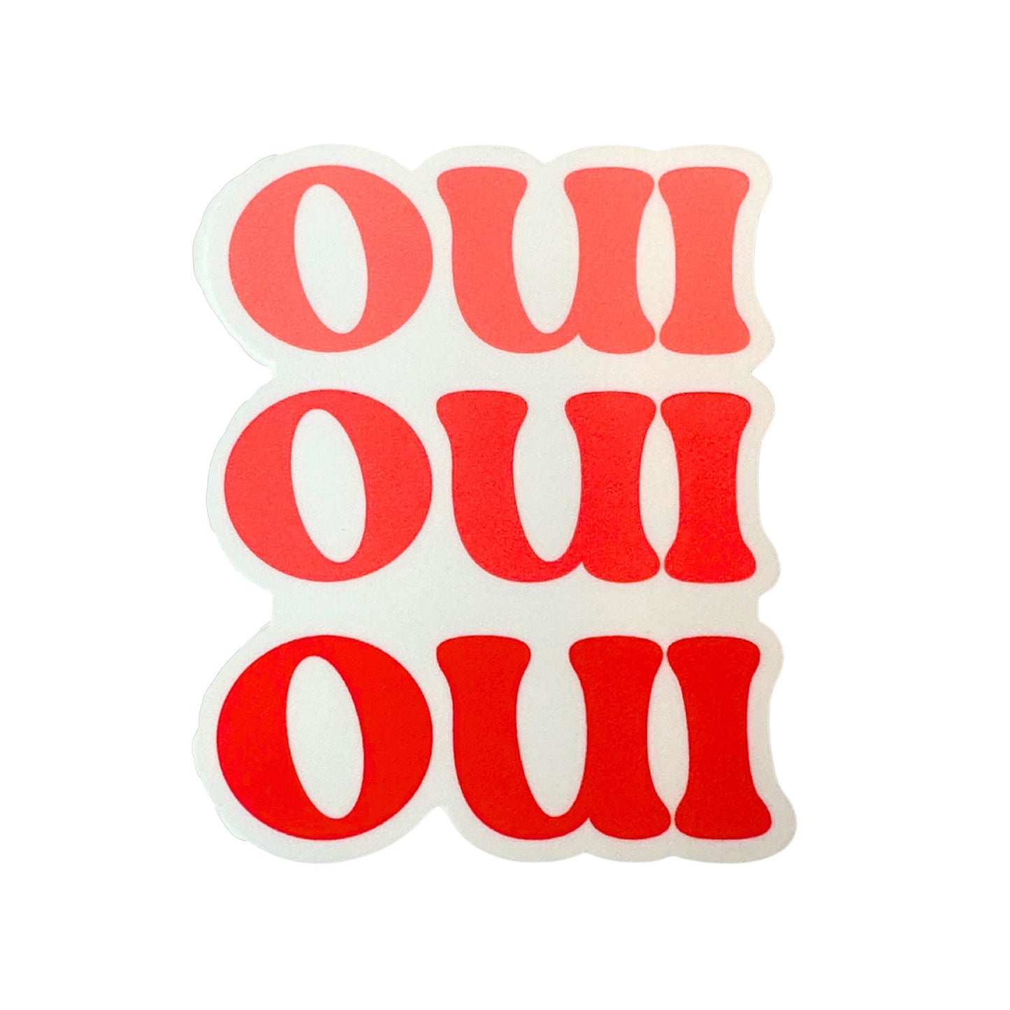 Oui Sticker