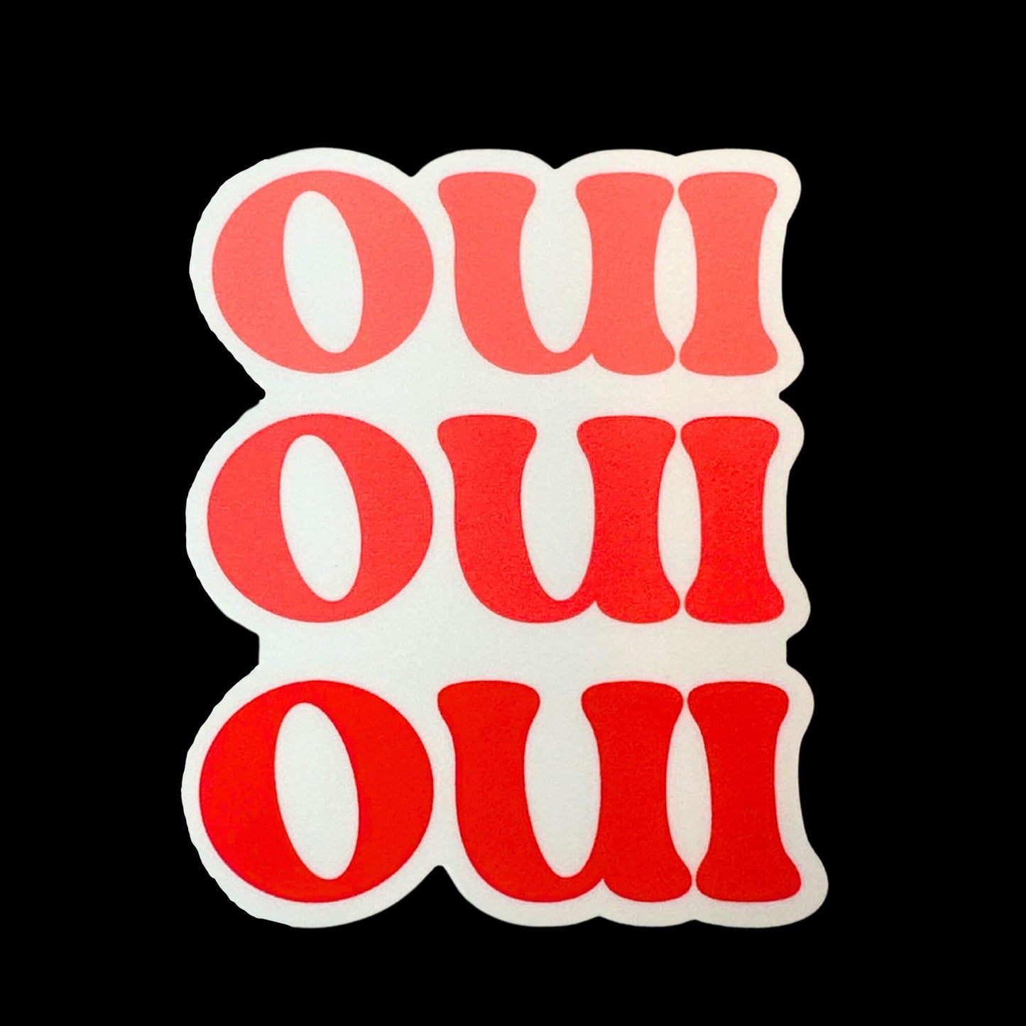 Oui Sticker