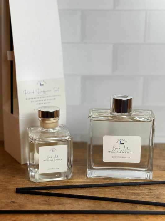 White Oak and Vanilla Reed Diffuser Set // Bois d’Ambre Diffuseur de Parfum