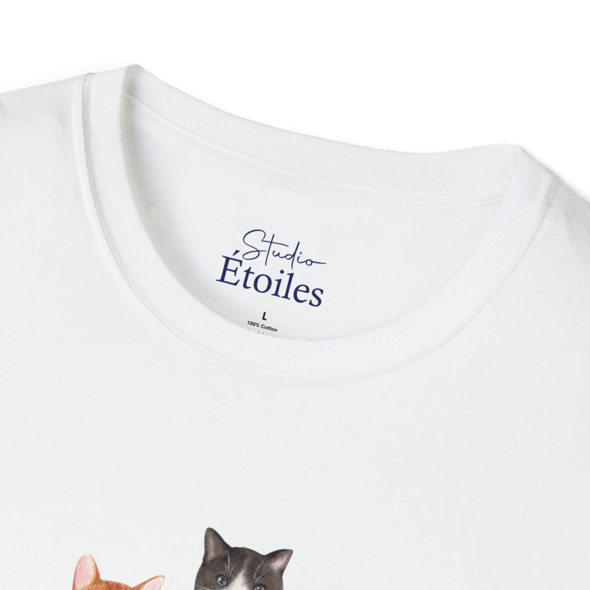 Un Deux Trois Cat T-Shirt